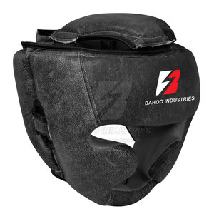 Protège-tête de boxe en cuir de qualité supérieure avec design personnalisé, respirant et écologique pour l'entraînement de boxe - Product Image 2