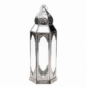 Wholesale Galvanized Metal Cage <b>Lantern</b> <b>Set</b> Rustic Farmhouse Candle Holder for Indoor Outdoor Patio Garden Decor - Product Image 2