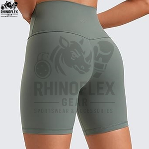 Conjunto Deportivo para Mujer, Top y Shorts de Compresión para Yoga y Fitness, Tela Elástica, Cintura Alta - Product Image 3