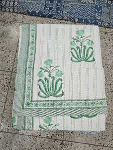 Indian Handmade Kantha <b>Quilt</b> Bedcover Trusted Exporter of Premium Cotton <b>Bedding</b> for Retail Chains Hotels and Home Textile Buyer - Product Image 3
