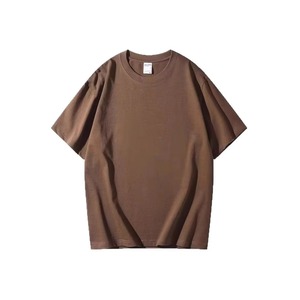 เสื้อยืดคอกลมแขนสั้นทรงโอเวอร์ไซส์ คุณภาพสูง ผ้าฝ้าย 100% ราคาโรงงาน ผู้ผลิต รับสกรีนโลโก้ เสื้อยืดเรียบๆ แบบยูนิเซ็กส์ สำหรับผู้ชาย - Product Image 2