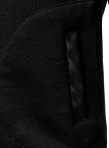 Chaquetas Varsity de Alta Calidad para Hombre, Cuello Alto Delgado, Ligeras, de Lana para Invierno, Mangas de Cuero, Diseño Exclusivo, Frente de Tela Lisa - Product Image 4