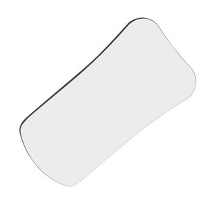 Miroir de photographie intra-orale dentaire rhodié 71x133mm double face, miroir photo occlusal pédiatrique pour enfants, fabriqué au Pakistan - Product Image 3
