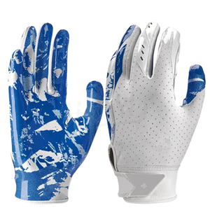 Gants de football extensibles dans quatre directions de qualité supérieure |   Vêtements de performance haut de gamme à coupe ajustée |   Usine de vente en gros haut de gamme - Product Image 1