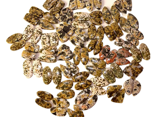 Jaspe Oceánico Natural en Pares, Lote de Jaspe Oceánico de Alta Calidad, Cabujones Sueltos al por Mayor, Piedras Preciosas para Joyería - Product Image 2