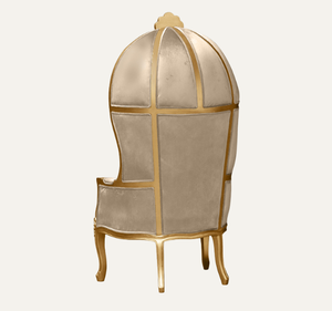 Silla de Trono de Lujo Hecha a Mano, Duradera, Estilo Clásico Real, de Madera de Caoba, para Sala de Estar, Apartamento u Hotel - Product Image 3