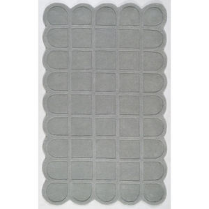 พรมขนสัตว์นิวซีแลนด์ถักมือ ลายตารางสีชมพูอ่อน สำหรับเด็กและห้องเด็กอ่อน เหมาะสำหรับห้องนอนและห้องเล่น - Product Image 4