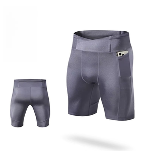 Custom Design <b>Compression</b> <b>Men</b> <b>Shorts</b> Quick Dry Breathable Athletic Comfortable New Arrival Solid Color Yoga <b>Shorts</b> - Product Image 6