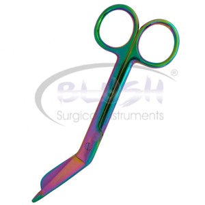 Handmade Steel Surgical Bandage Scissors Good Selling Rainbow Color Instruments Set Hospital Made Plastic By <b>Blush</b> Surgical - Product Image 6