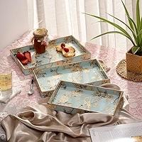 Bandeja de Servicio para Almacenamiento de Alimentos, Fabricada con la Mejor Calidad, Duradera, 100% MDF, Acabado Lacado Impreso Personalizado, Ecológica, de Grado Alimenticio - Product Image 3