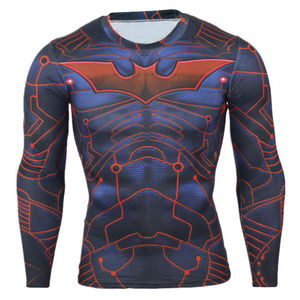 Camiseta de Compresión Deportiva para Hombre, Transpirable, de Manga Corta, para Deportes Acuáticos, con Soporte, Comodidad y Protección - Product Image 1