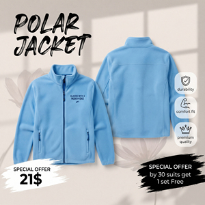 Custom Embroidery Polar Fleece <b>Jacket</b> Women Warm Insulated Outdoor Zip <b>Jacket</b> <b>Men</b> Stand Collar Polar <b>Sherpa</b> <b>Jacket</b> Unisex - Product Image 1
