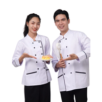 OFFRE SPÉCIALE uniforme de chef de cuisine vêtements d'été uniforme de chef blanc/noir moderne durable-fabricant FMF-BASSE quantité minimale de commande