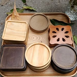 Rustic Wooden Coaster for Drink Glass Coffee Cup Mug Natural Handmade Table <b>Mat</b> Home Kitchen <b>Bar</b> Decoration - Product Image 3