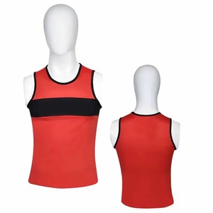 Ensemble de compétition de boxe personnalisé pour hommes, gilet et short de boxe en maille respirante, tenue d'entraînement et de combat OEM, articles de sport - Product Image 5