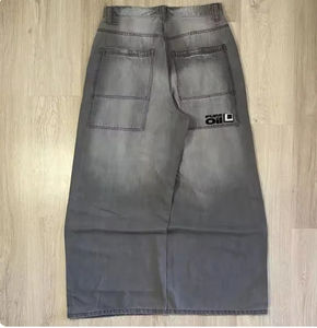 Pantalones Anchos de Moda Urbana Japonesa Estilo Gótico Y2K Unisex, Pantalones Retro de Estilo Harajuku Hip-Hop para Trabajo - Product Image 4