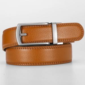 Cinturón de Cuero Genuino Personalizado para Hombre, Cinturón Casual con Hebilla de Aleación Metálica Resistente para Jeans - Product Image 6