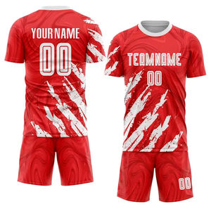 Uniforme de Fútbol Sublimado de Alta Calidad, Diseño Popular, para Aficionados de Clubes de Fútbol, Uniforme de Visitante - Product Image 1