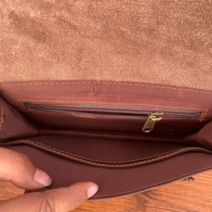 Bolsos de hombro de cuero de piel con estampado de animales de estilo recién llegado, bolsos laterales genuinos de moda de alta calidad para mujer - Product Image 6