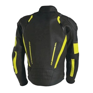 Veste en cuir pour moto d'hiver pour homme, coupe-vent, respirante, de haute qualité, légère et facile à porter - Product Image 3