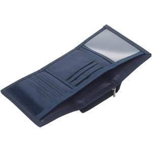 Cartera delgada triple corta informal para hombre 2025 hecha a mano con 7 ranuras para tarjetas de crédito y forro de PU para almacenamiento de efectivo - Product Image 4