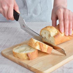 Cuchillo para pan PG-104B de calidad profesional, fácil de cortar, utensilio de cocina, hoja de acero inoxidable, hoja dentada afilada - Product Image 5