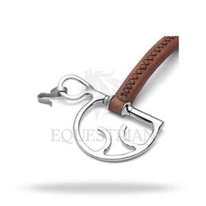 Bocado de cuero suave Kimberwick para caballo, equipo de equitación - Product Image 4
