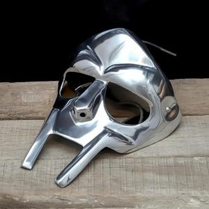 <b>MF</b> <b>Doom</b> Gladiator Mask Mad-Villain 18G Mild Steel Face Armour Medieval Hand-Forged <b>Doom</b> Mask Halloween - Product Image 2
