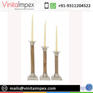 VICH-24809 Fer Métal Bougeoir - Product Image 4