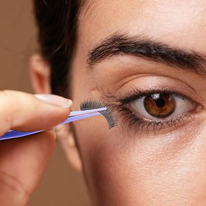 Kit Profesional de Pinzas para Pestañas, 2 Piezas, Pinzas de Acero Inoxidable con Punta Recta y Curva para Extensiones de Pestañas, Manualidades, Arte de Uñas - Product Image 4