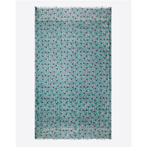 Pareo de playa floral estampado por el fabricante, con la parte delantera de poliéster y viscosa y la parte trasera como toalla, 2 en 1 - Product Image 2