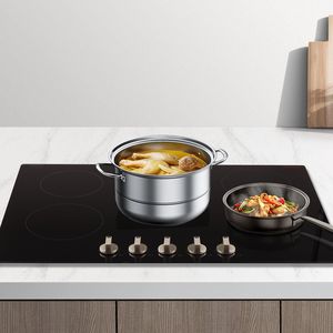 Piano Cottura a Induzione Elettrico da 9200W con 5 Manopole di Controllo e 12 Impostazioni di Temperatura - Product Image 6