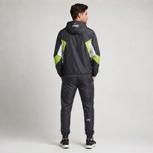 Conjunto Deportivo Cortavientos para Hombre, Chaqueta Informal a la Moda, Pantalones Jogger, Ropa Deportiva de Dos Piezas, Ropa de Viaje Ligera y Transpirable - Product Image 3