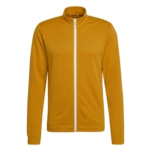 Veste de survêtement rouge pour homme à col montant et fermeture éclair intégrale, décontractée, respirante, en polyester, pour l'automne, coupe classique, couleur unie - Product Image 6
