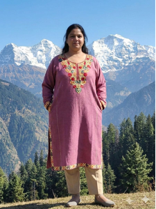 Auténtico Kaftán de Invierno Kashmiri Pheron de Safaa - Product Image 2