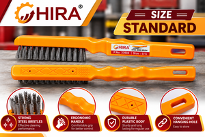 แปรงลวดสแตนเลส HIRA 35825 (ด้ามพลาสติก) - Product Image 3