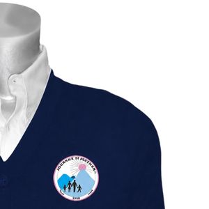 Cardigan Jack & Jill bleu marine en maille boutonnée – Pull doux et confortable pour événements décontractés – Vêtements d'automne douillets – Vente en gros - Product Image 4