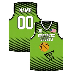 Maillot de basket réversible en mesh respirant pour hommes, enfants et jeunes, de haute qualité, imprimé, style rétro - Product Image 1