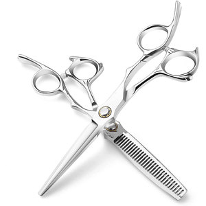 Ensembles de ciseaux de barbier les mieux notés, ensembles de ciseaux de barbier professionnels, ensembles de ciseaux de barbier à bord tranchant - Product Image 1