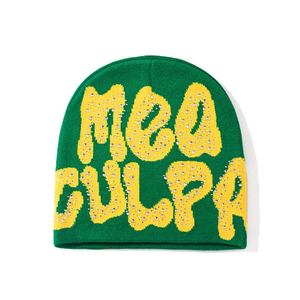 Gorro de Invierno Unisex 100% Acrílico con Diseño de Dibujos Animados, Tejido Cálido, Suave y Elástico con Bordado para Deportes al Aire Libre y Viajes - Product Image 6