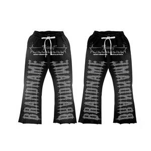 ชุดวอร์มผ้าฝ้ายแท้ 100% สำหรับผู้ชาย ชุดกีฬา ชุดออกกำลังกาย ชุดฟลีซเทค ชุดฝึกซ้อม ชุดวอร์มขาบาน - Product Image 3