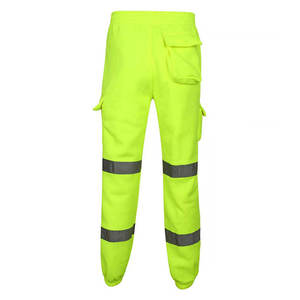 Pantalones de Trabajo de Alta Visibilidad Reflectantes y Transpirables de Algodón y Spandex Unisex Hechos a Medida al por Mayor, Pantalones Cargo de Alta Visibilidad OEM - Product Image 5