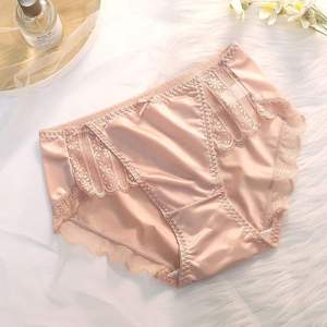 Culottes sexy sans entrejambe pour femmes, en jersey imprimé, dentelle, spandex et nylon, avec broderie à la main et broderie 3D, taille moyenne, antibactériennes et respirantes - Product Image 5