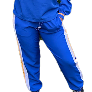 ชุดวอร์มลำลองแบบยูนิเซ็กซ์ ทรงปกติ สีสันตัดกัน ผ้าฝ้าย 100% ระบายอากาศได้ดี ซิปแขนยาว ชุดสองชิ้น สำหรับฤดูหนาว ชุดออกกำลังกาย รับสกรีนโลโก้ - Product Image 2