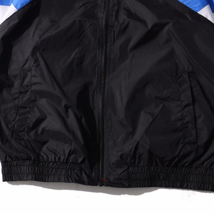 Blouson matelassé homme rouge et noir, imperméable, coupe-vent, à fermeture éclair, col montant, style sportif, pour l'hiver, en toile classique - Product Image 4