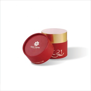 Petite boîte tube rouge pour emballage de cosmétiques - Product Image 1