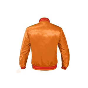 High Demand Winter Streetwear Canvas Varsity Jacket with Zipper and <b>Stand</b> Collar - Product Image 4