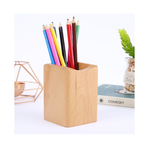 Porte-stylos en bois, nouvel arrivage, fournitures de bureau, organisateur de bureau, porte-stylos en bois tendance pour le bureau - Product Image 1
