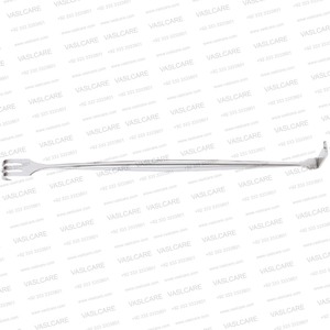 เครื่องมือผ่าตัดหน้าผากและนิ้วมือแบบสองด้าน ยี่ห้อ Senn Retractor ขนาด 6-1/4 นิ้ว (15.8 ซม.) ทำจากสแตนเลสสตีล สำหรับศัลยกรรมตกแต่ง โดย Vaslcare - Product Image 6