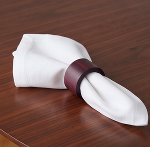 Anneau de serviette en bois naturel pour une décoration de table rustique, parfait pour les mariages de style farmhouse et l'usage quotidien - Product Image 4